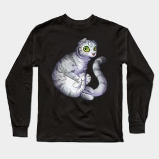 Cozy Scottish Fold Long Sleeve T-Shirt